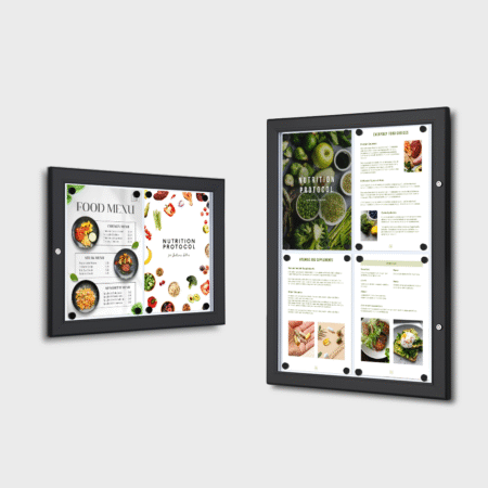 Black Outdoor Menu