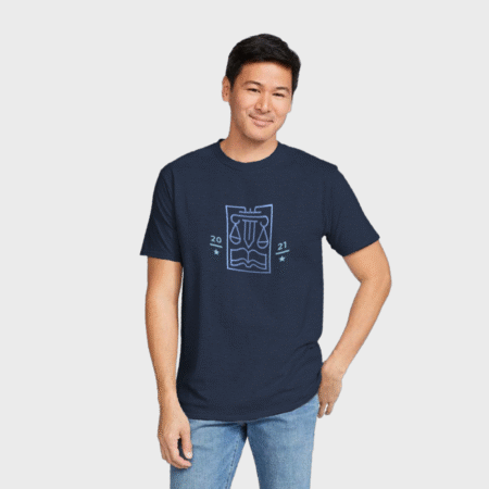 Premium Men's Semi-Fitted Round Neck T-shirt