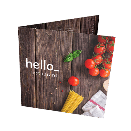 Half Fold Menus