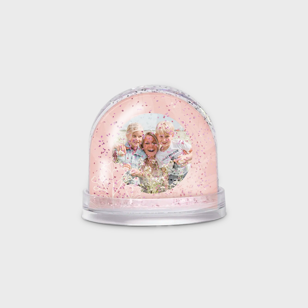 Personalised Glitter Snow Globe