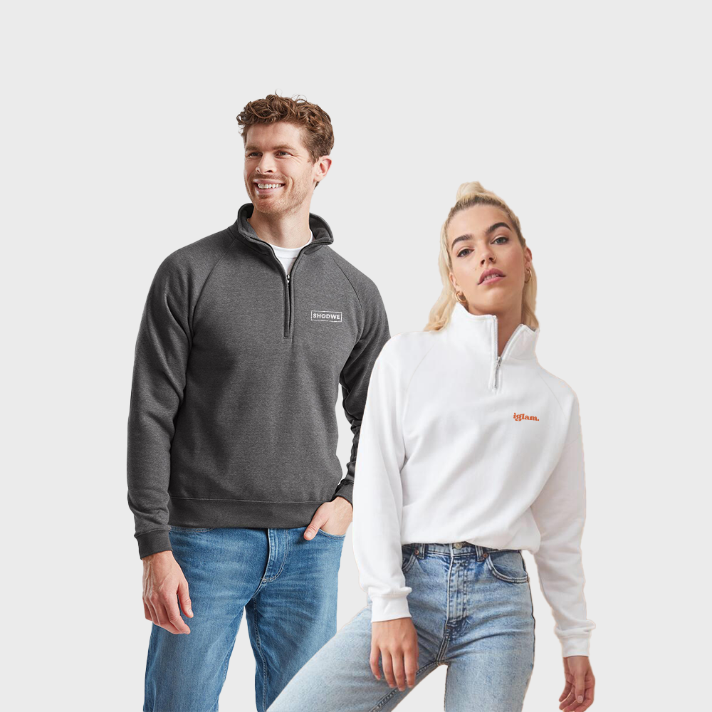Premium Zip-Neck Sweat