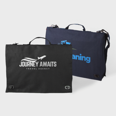 Buckle Closure Conference Bag