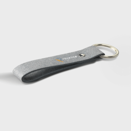 Recycled Denim Textile Keyring