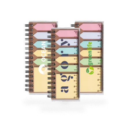 Spinner Notebook with Sticky Notes